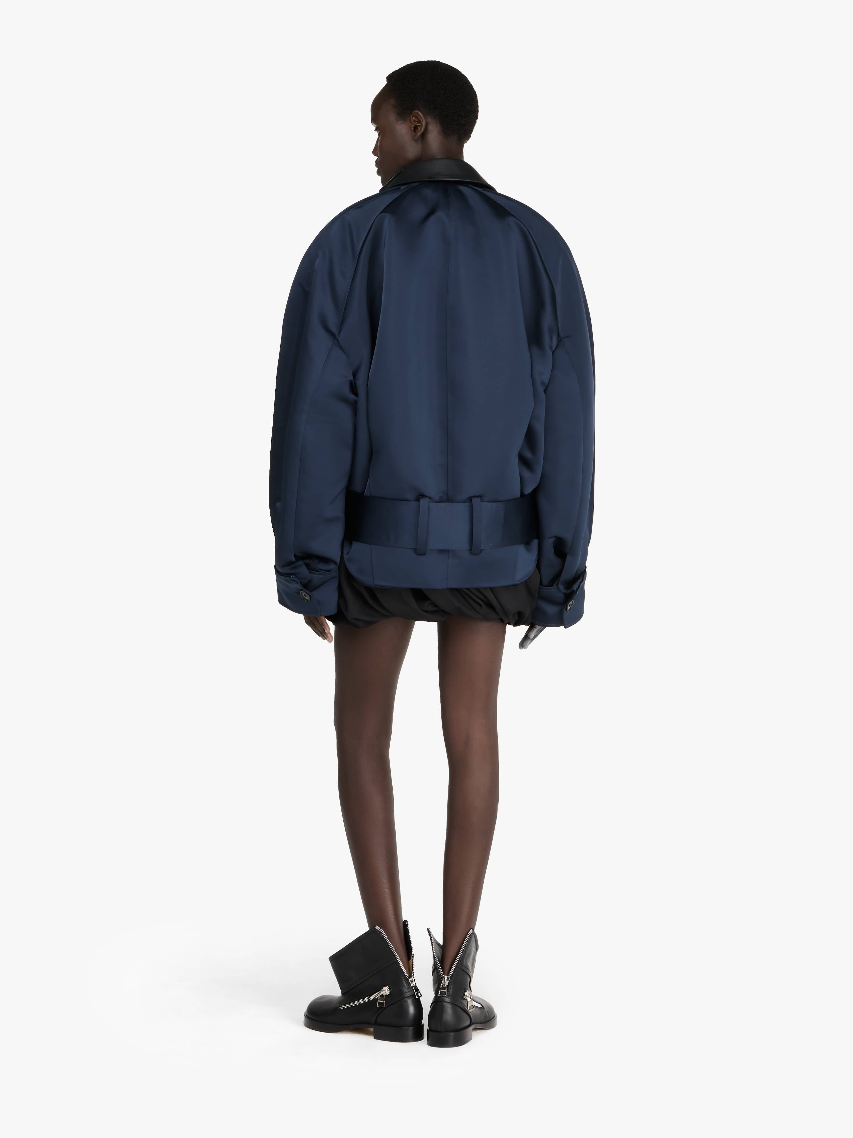ROUNDED BLOUSON JACKET - 3