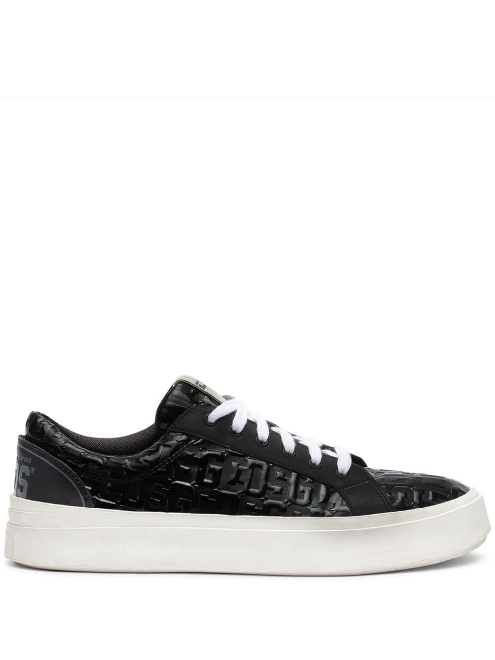 patent-monogram sneakers - 1