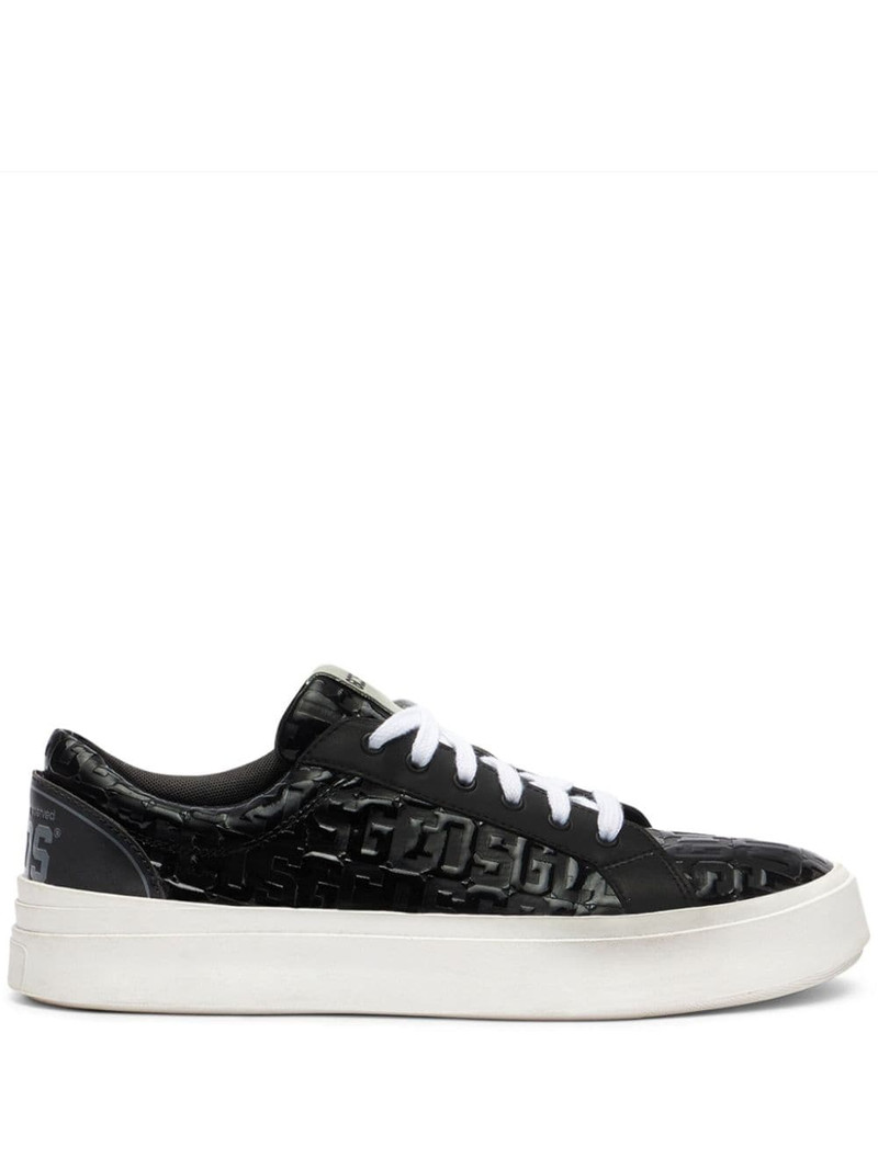 patent-monogram sneakers 1