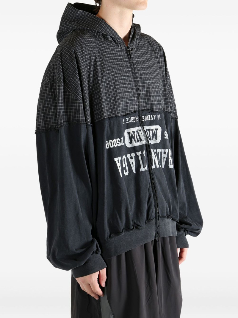 check panelled shirt 3