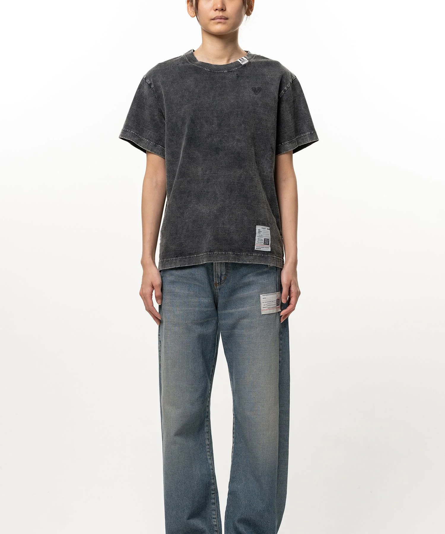 Bleached T-shirt - 1