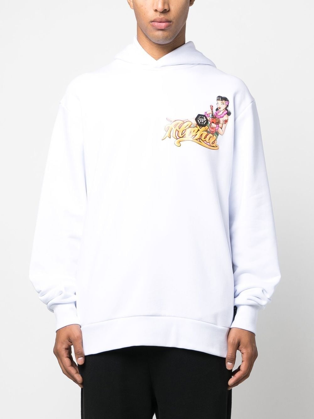 Hawaii-print hoodie - 4