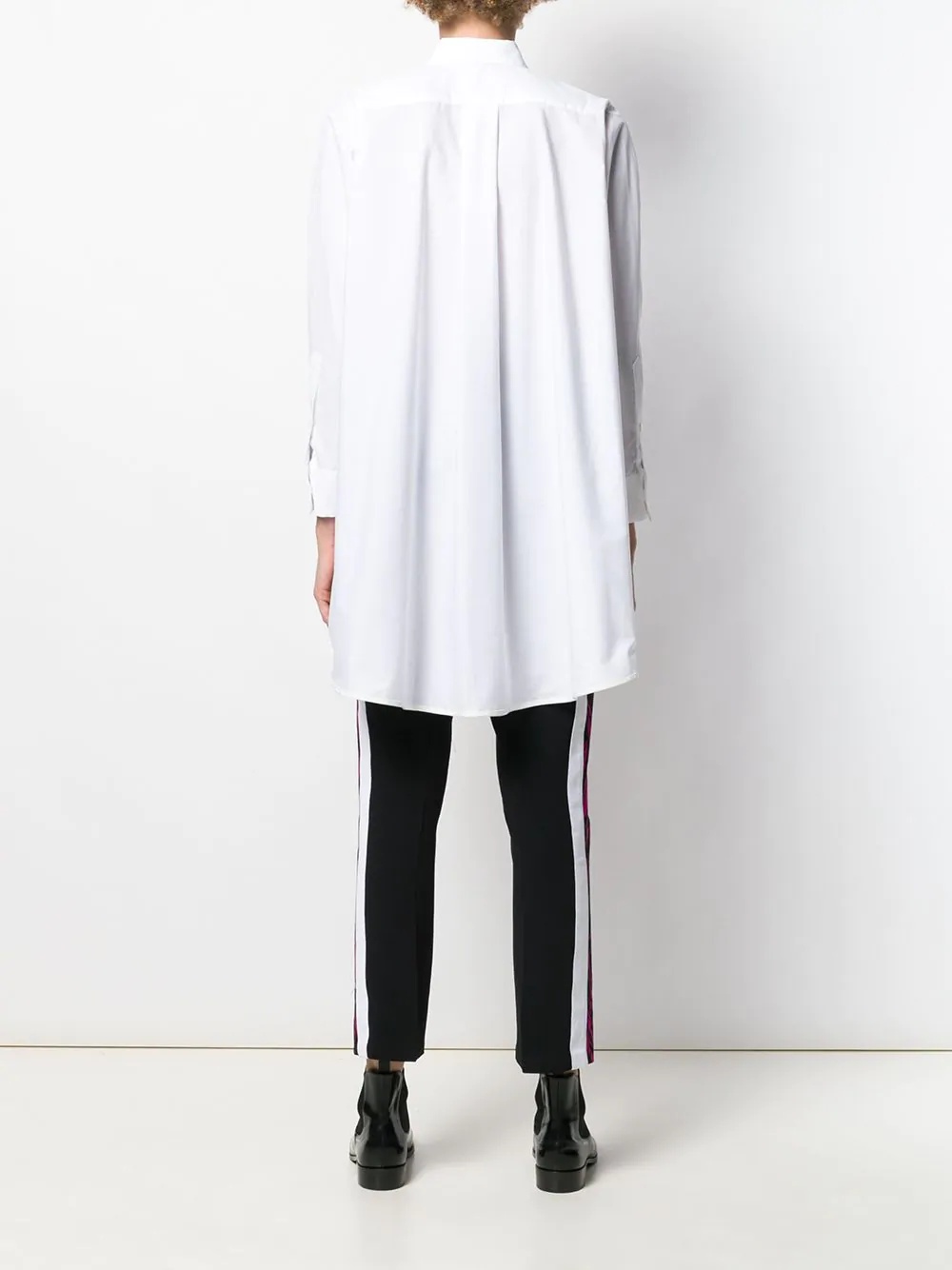 oversized long-sleeved shirt - 4