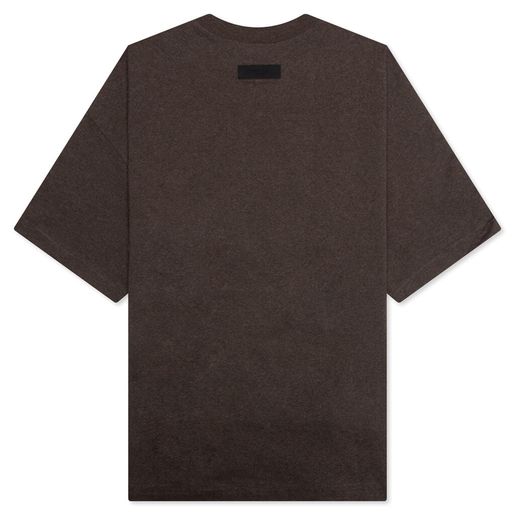 ESSENTIALS HEAVY S/S TEE - HEATHER WOOD - 2