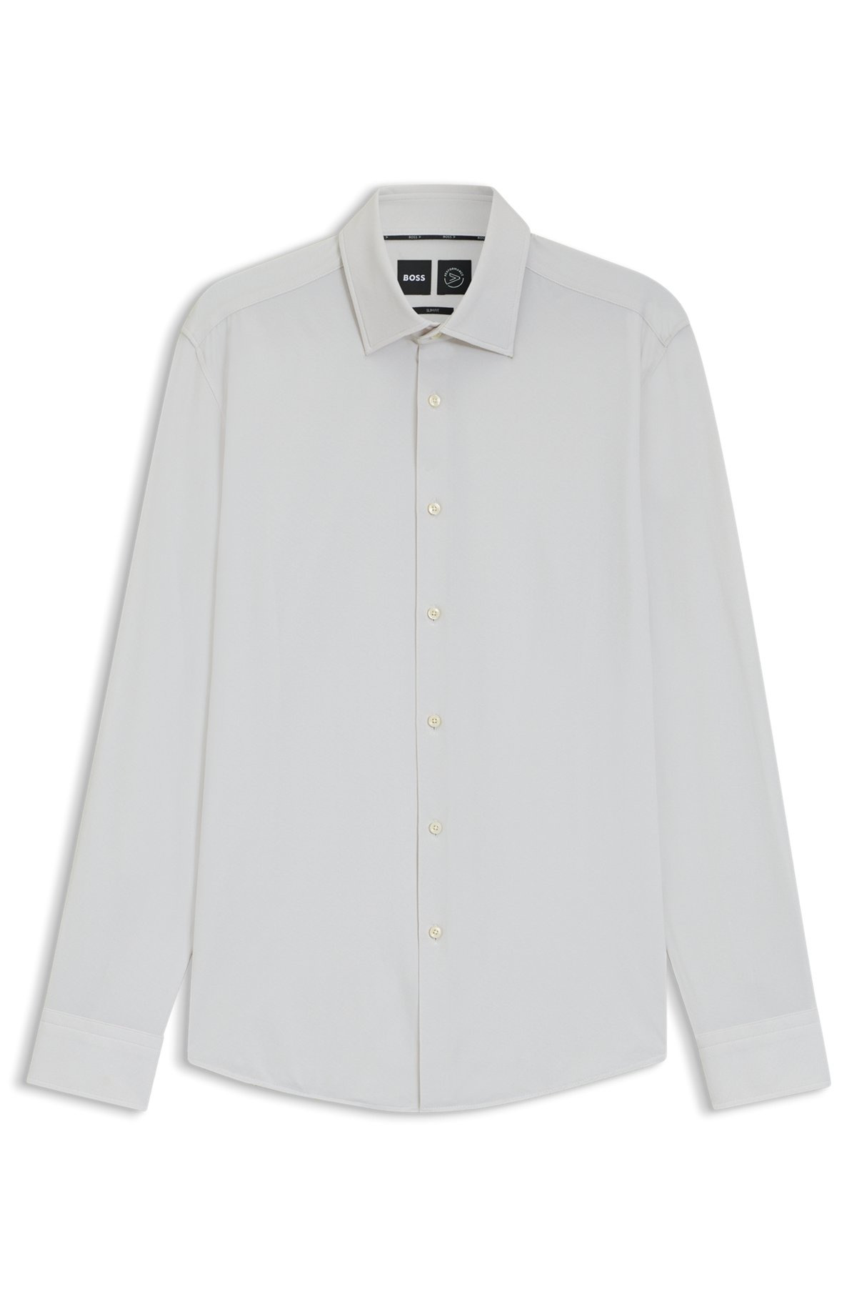 PRINTED SLIM-FIT SHIRT IN PERFORMANCE-STRETCH FABRIC - 1