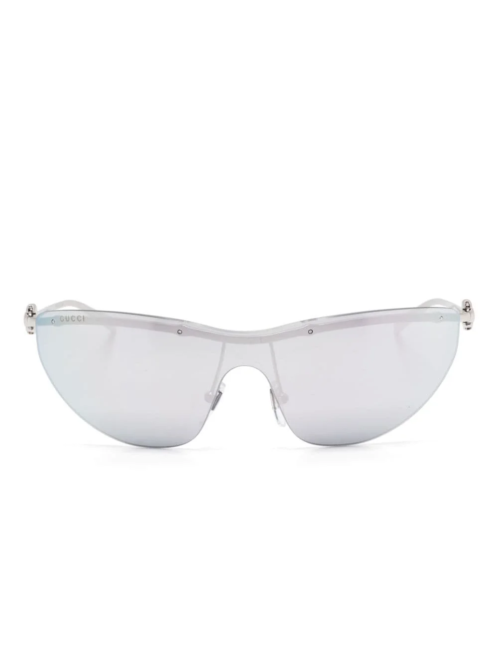 biker-frame sunglasses - 1