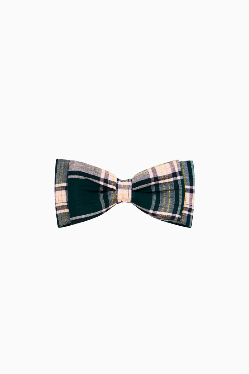 Ayisha Tartan Hair Bow 1
