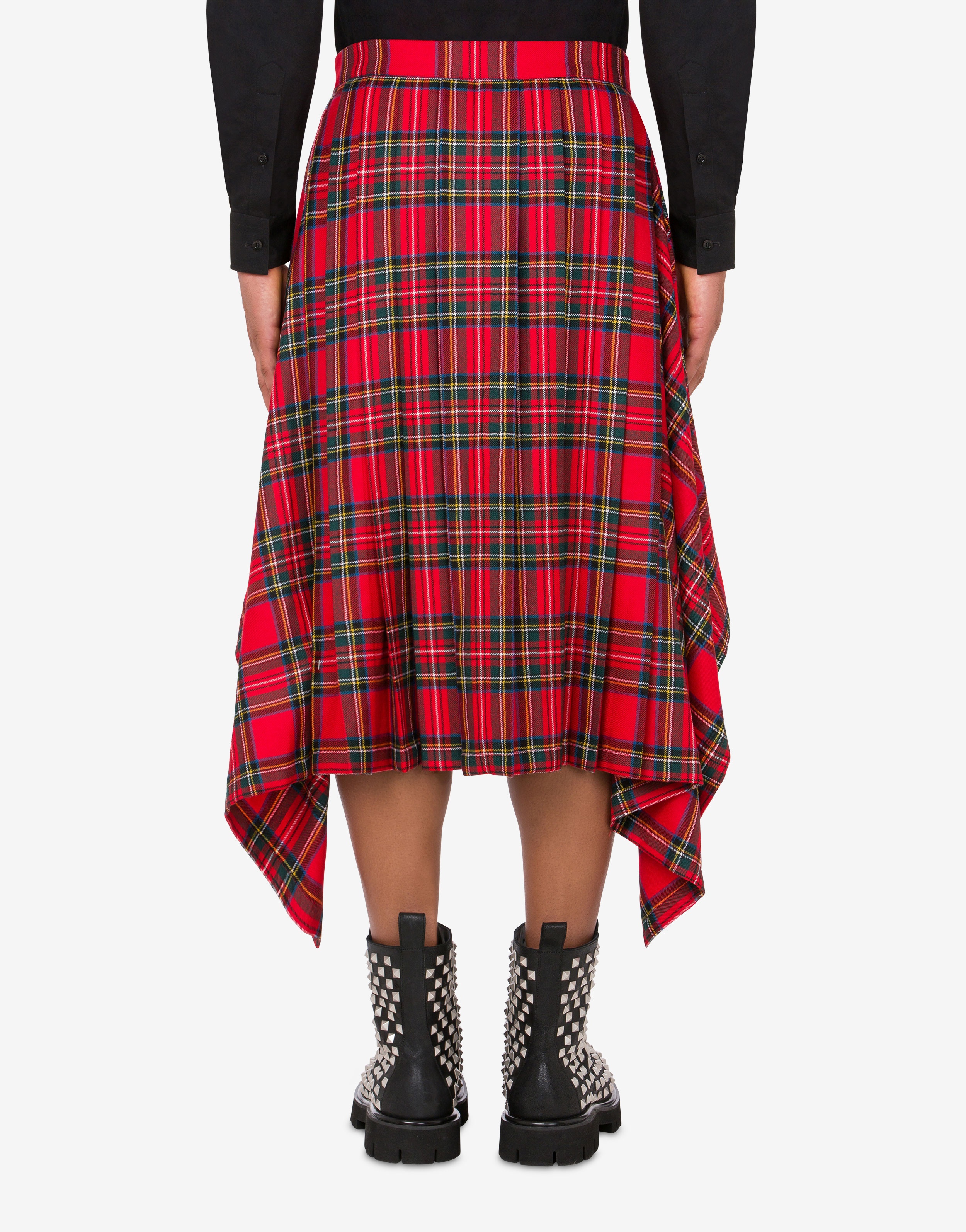 TARTAN WOOL SKIRT - 3