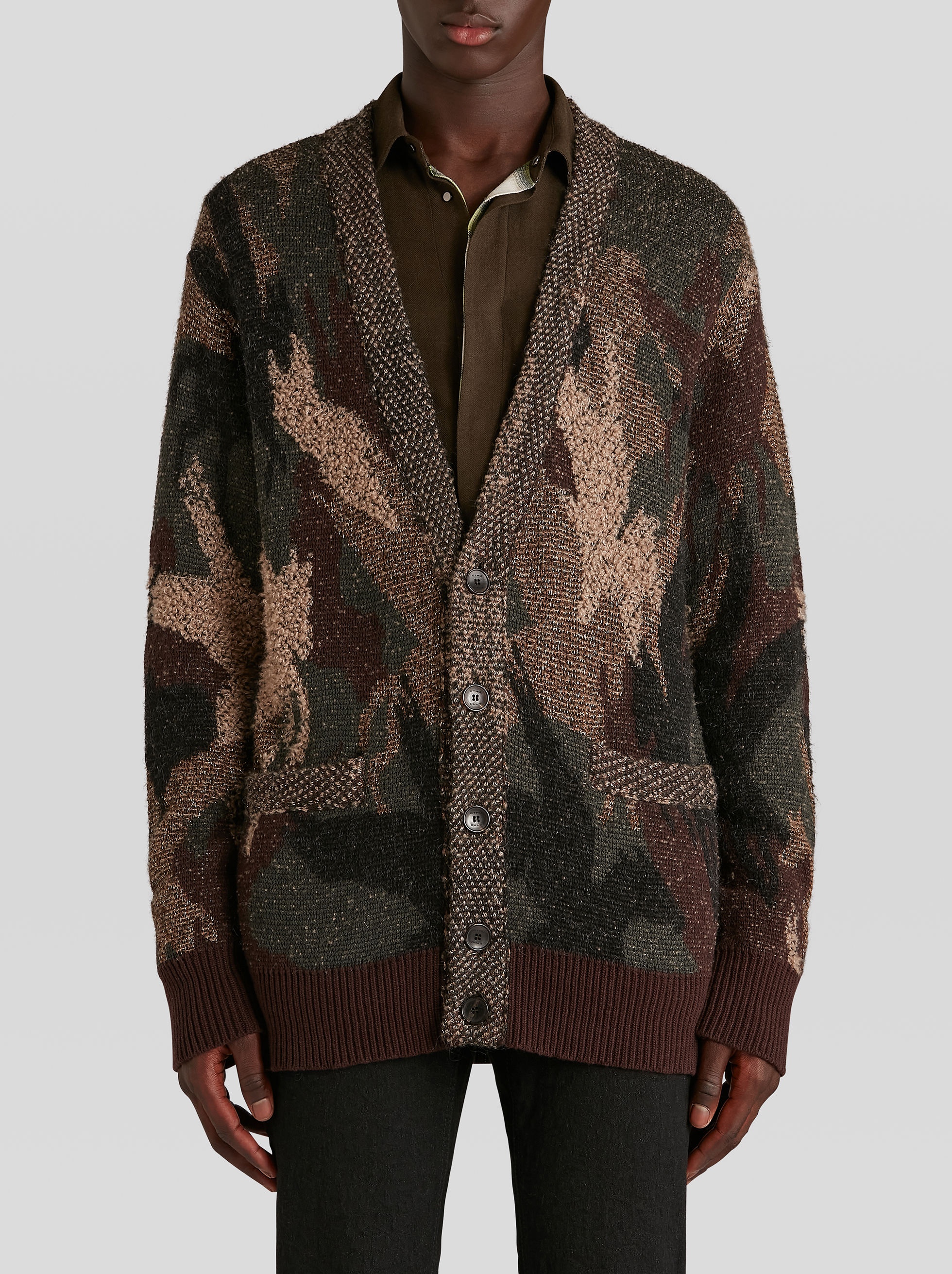 PEGASO PEGAFLYING JACQUARD CARDIGAN - 2