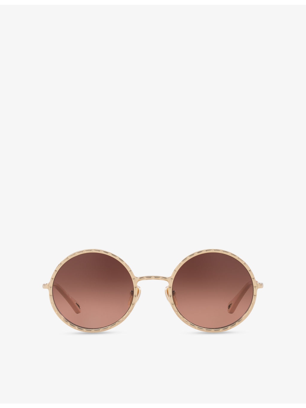 6N000526 Oval-Frame Metal Sunglasses - 1