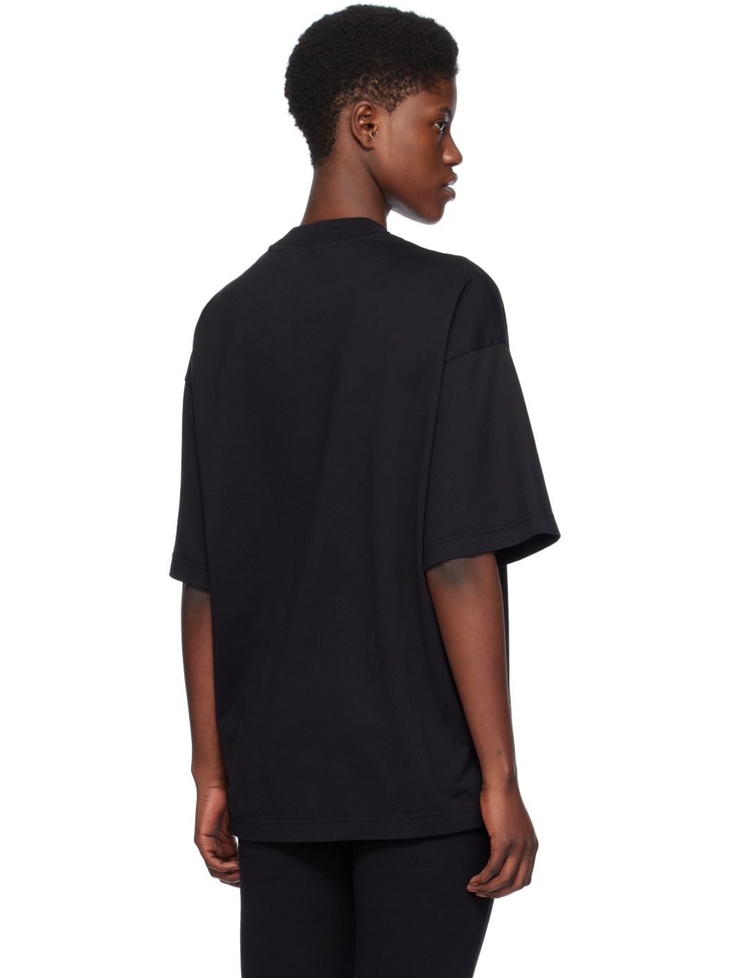 Black 'Ski Club' T-Shirt - 3