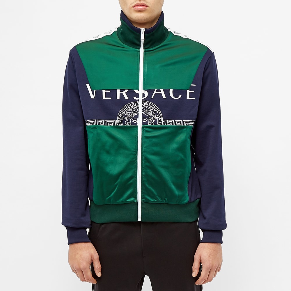 Versace Panel Logo Track Jacket - 4