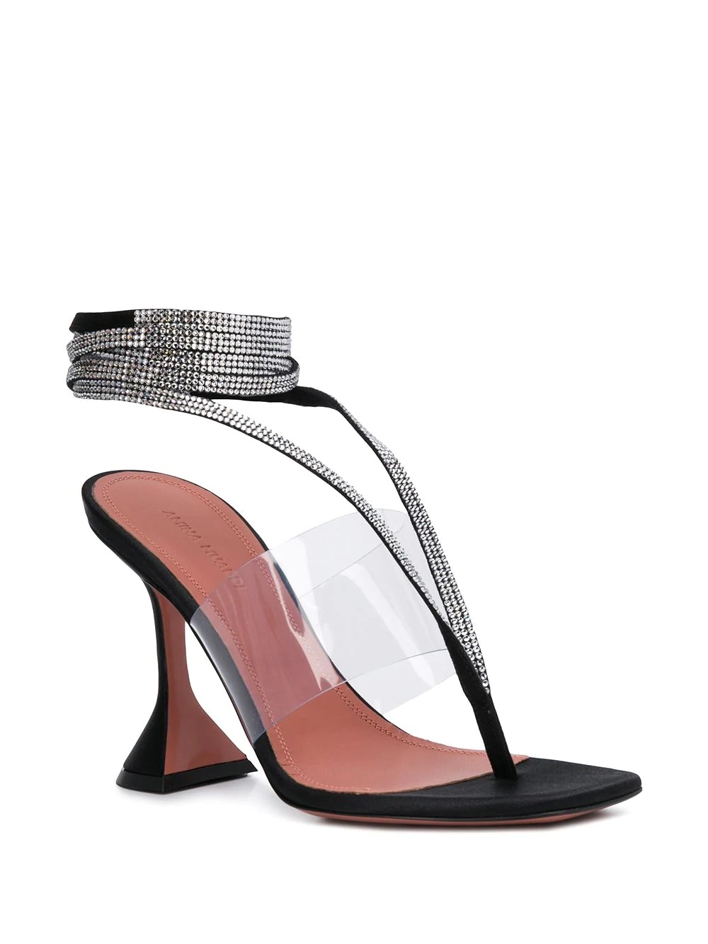 crystal ankle sandals - 2