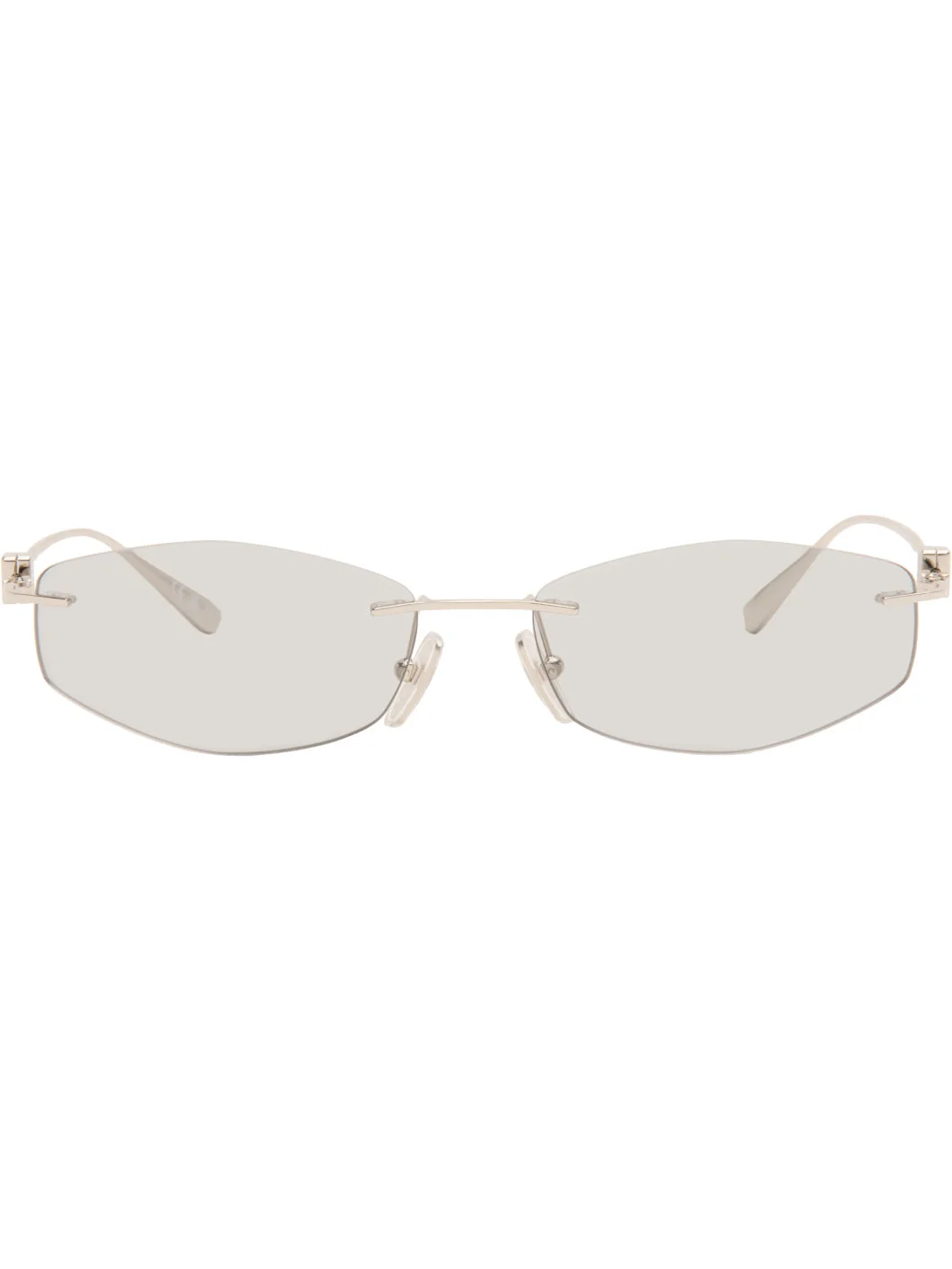Silver Nano D-Frame Sunglasses - 1