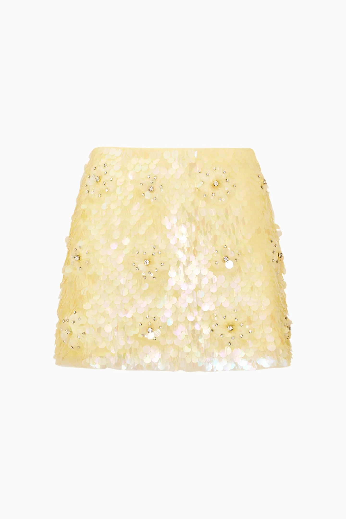 Kailini Flower Sequin Mini Skirt - 1