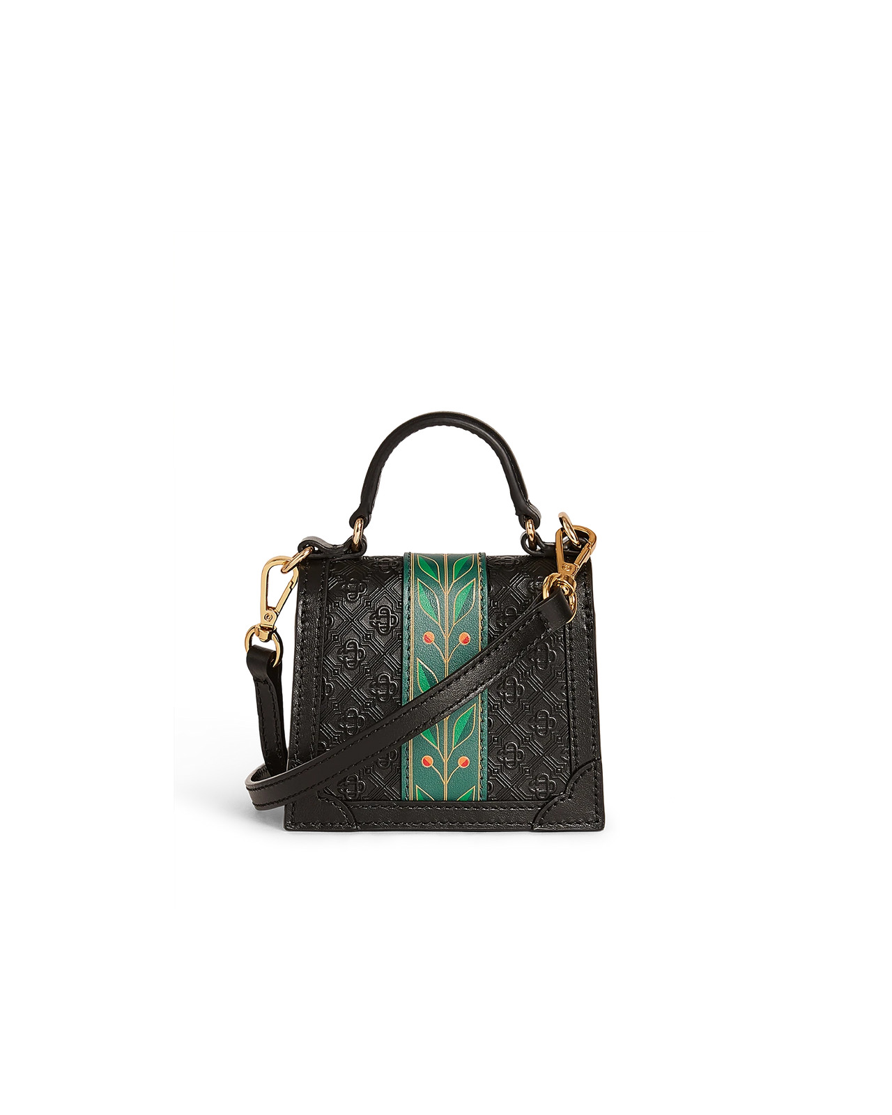 Black Laurel Micro Jeanne Bag | Casablanca Paris - 4