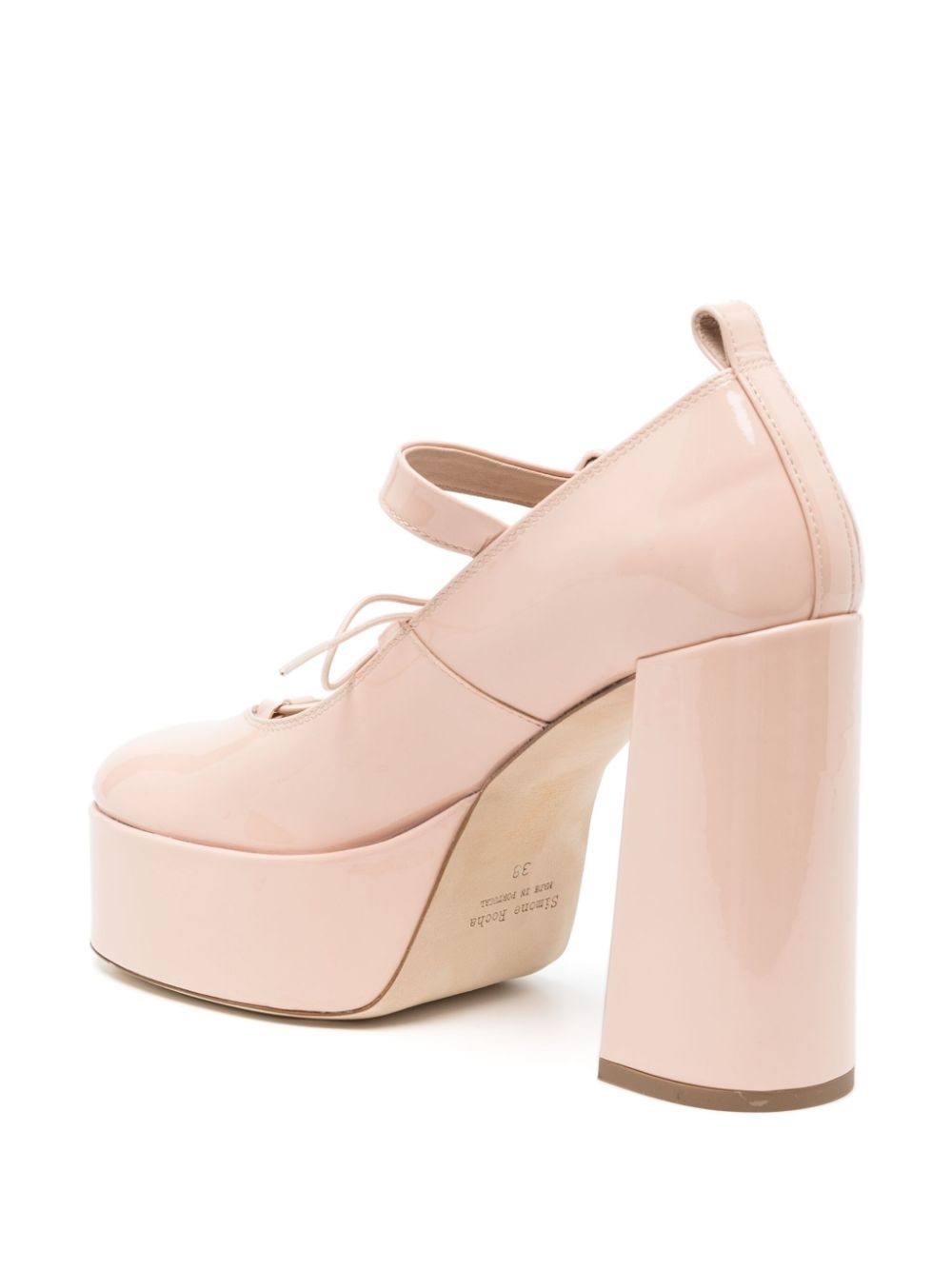 patent-leather platform pumps - 3