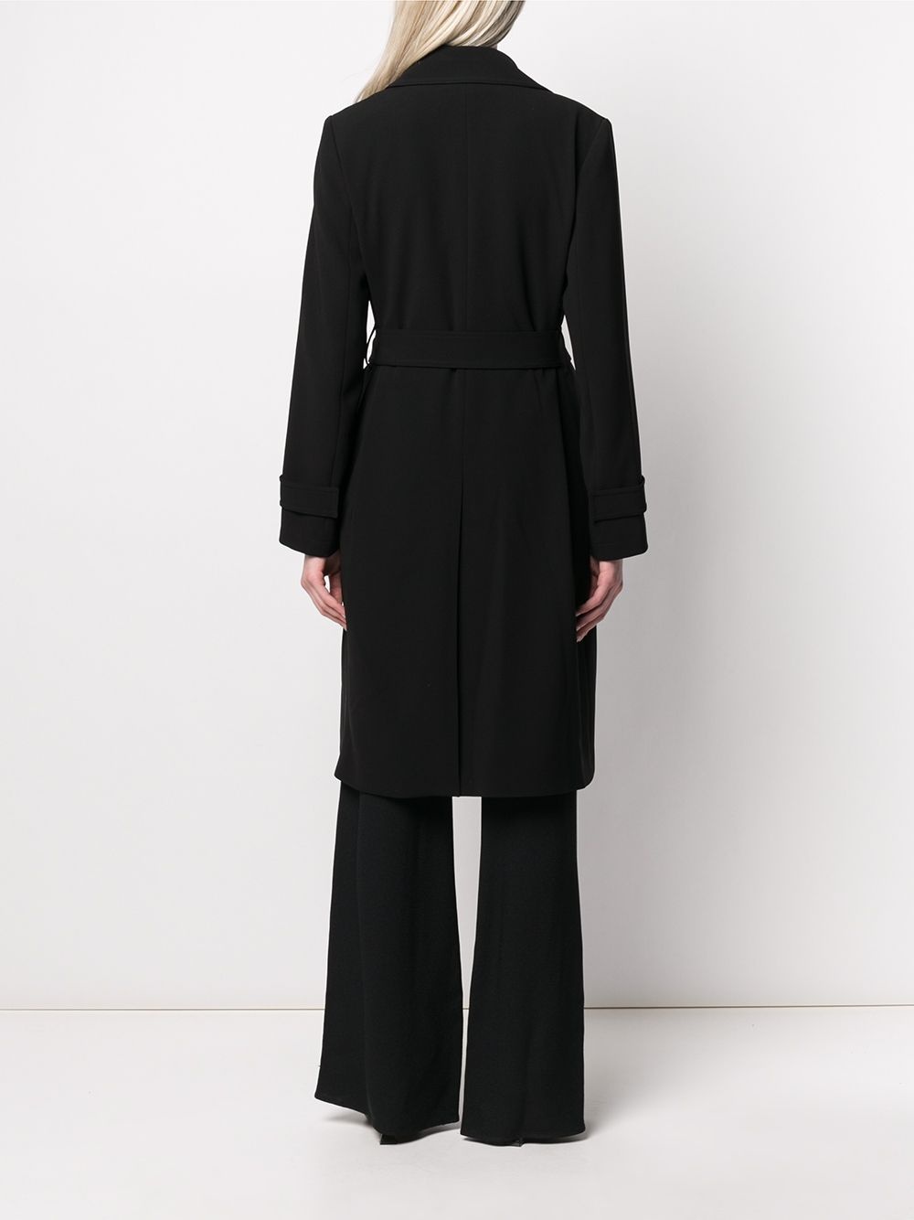 mid-length belted coat - 4