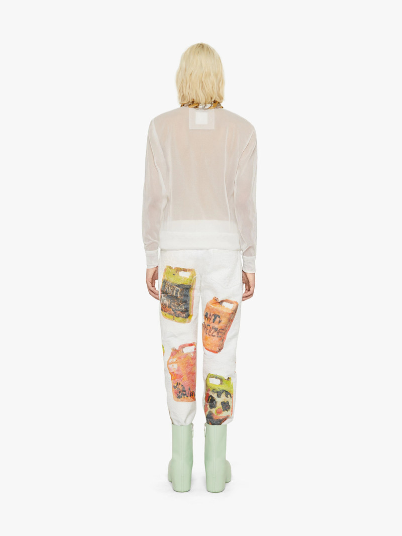 SWEATER IN TRANSPARENT NYLON WITH CERAMIC PRINT 4