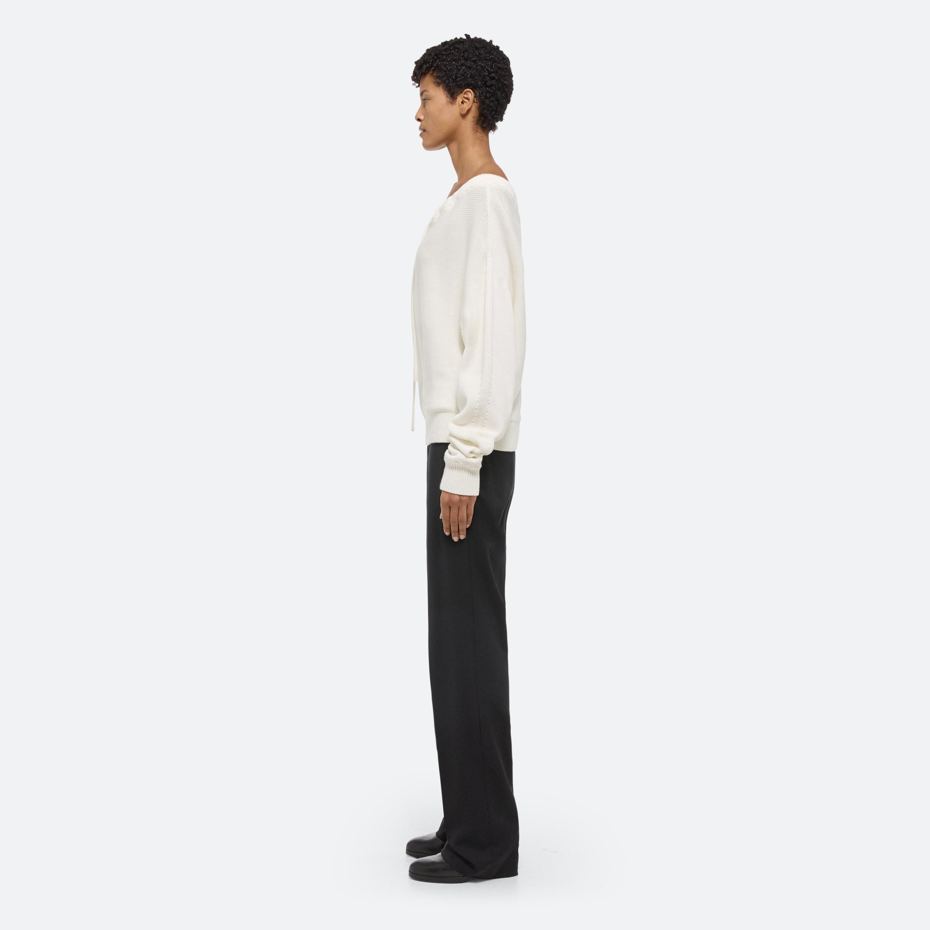 RUCHED DOLMAN SLEEVE SWEATER - 4