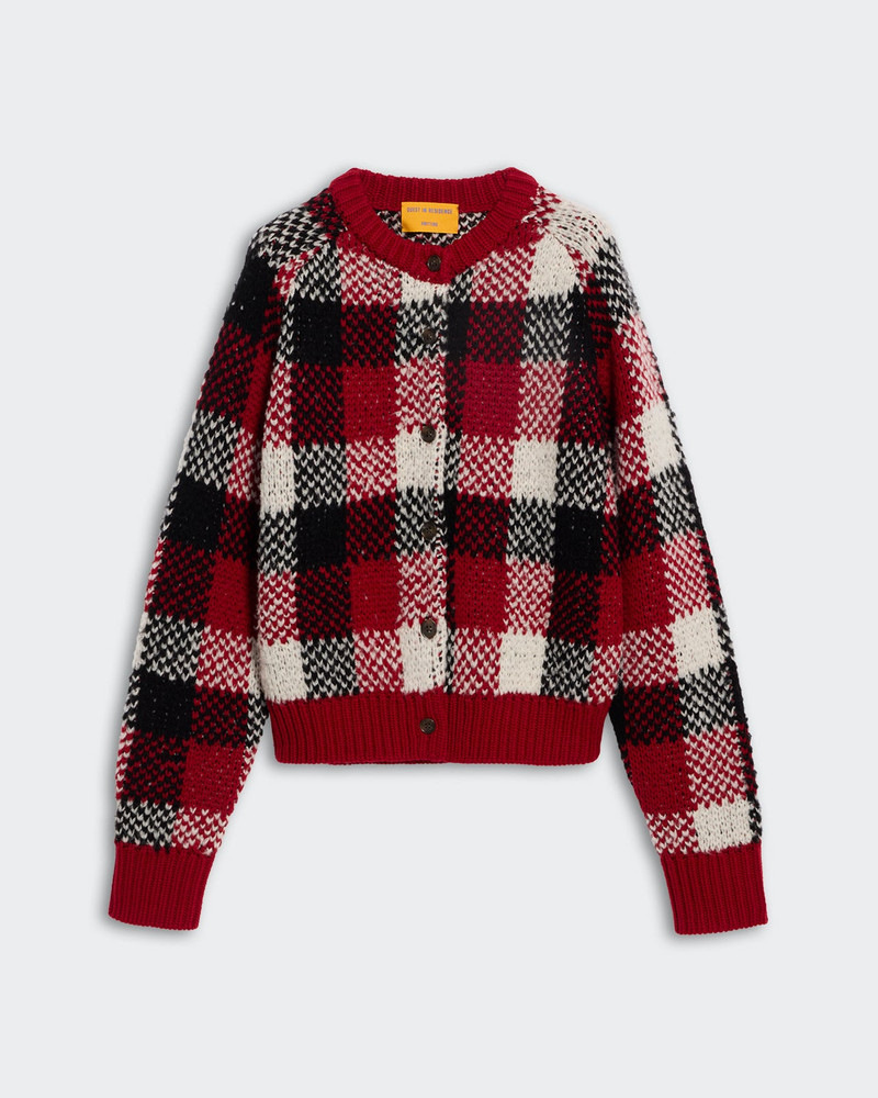 Buffalo Plaid Cardigan - 1