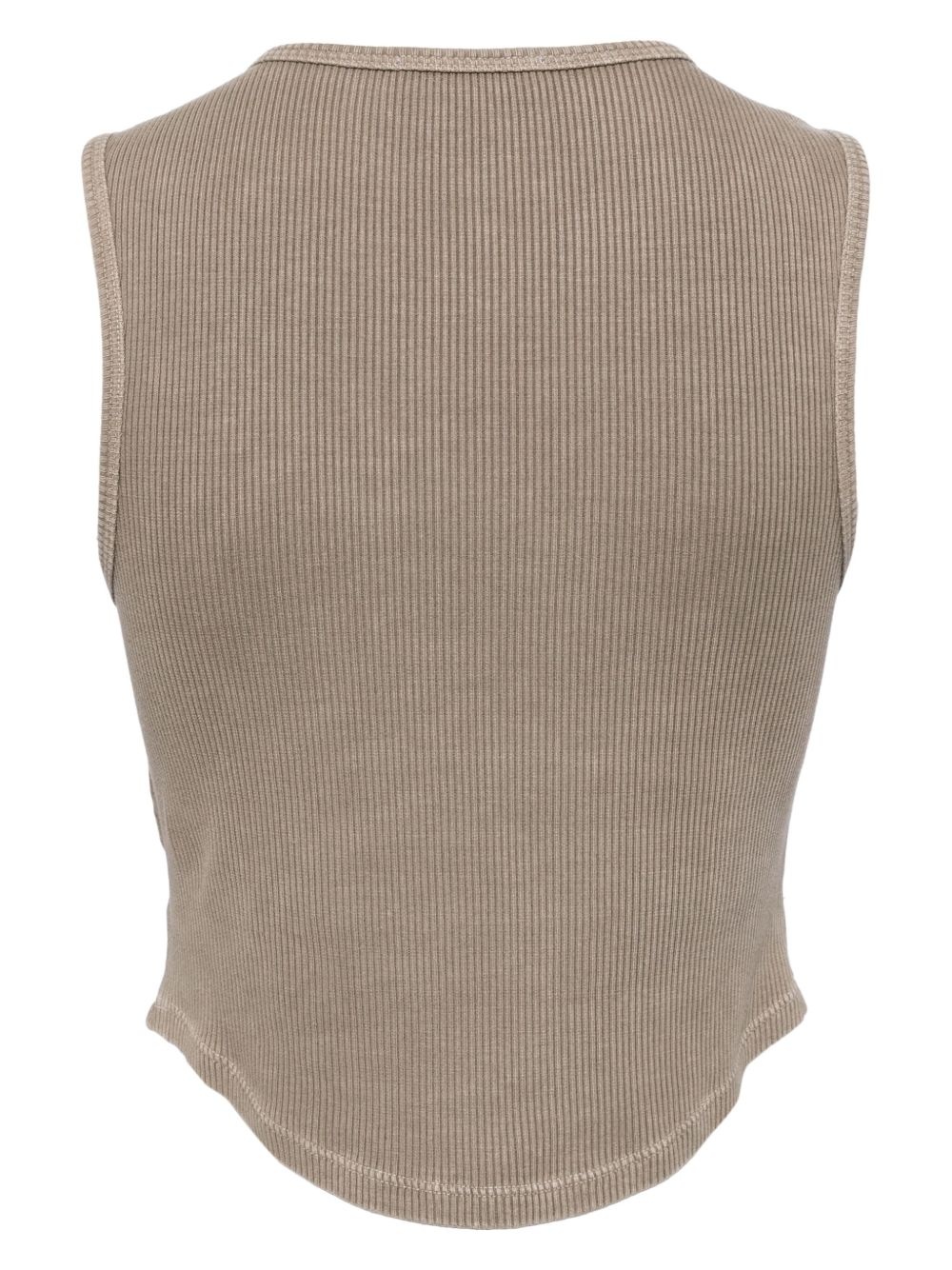 ribbed-knit tank top - 2