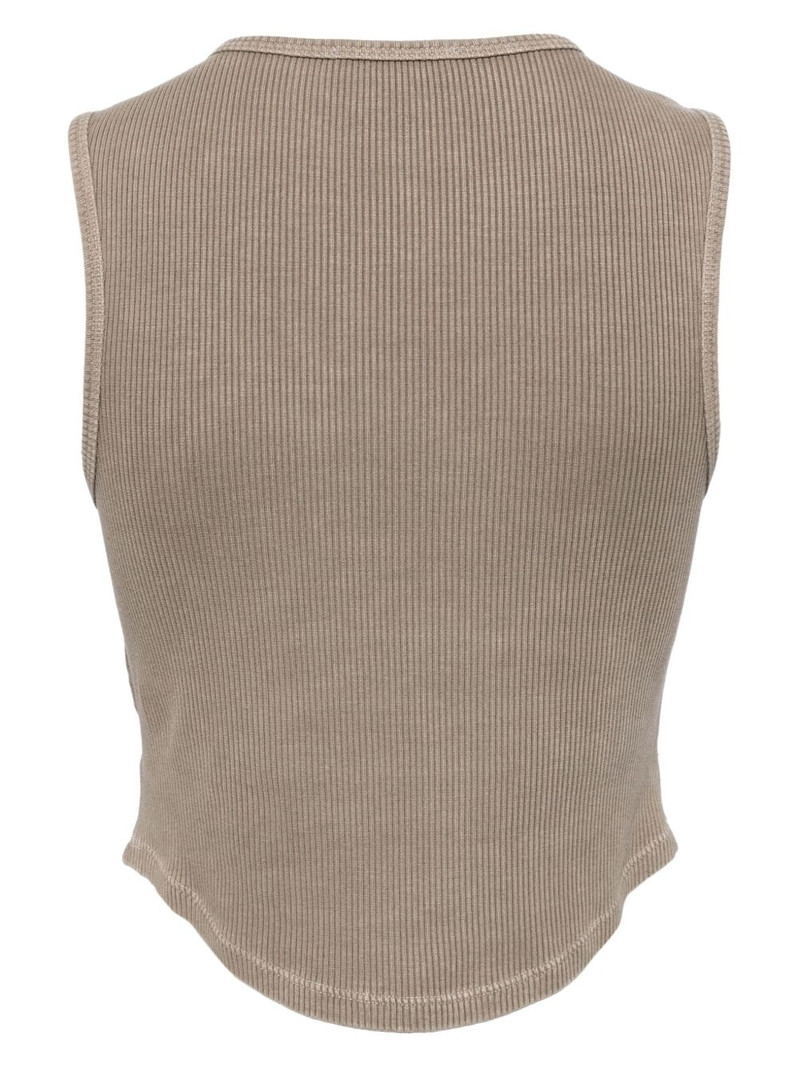 AGOLDE ribbed-knit tank top outlook