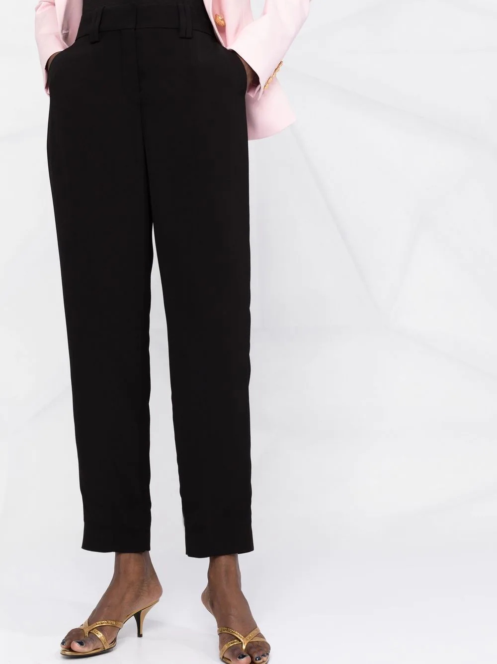 cotton tapered trousers - 5