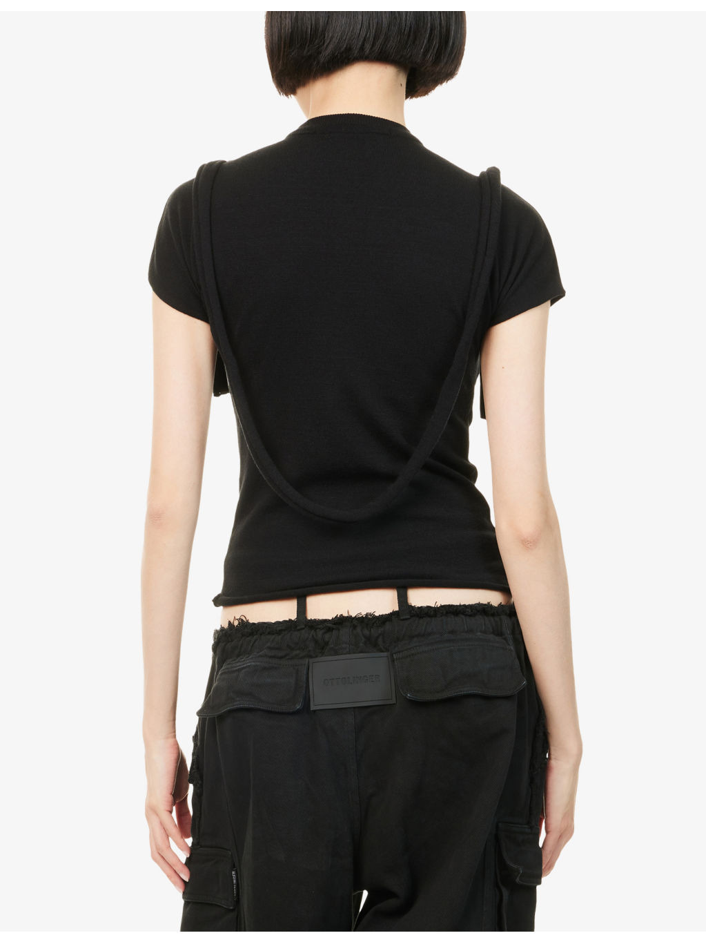Deconstructed Strap Knit Top - 4