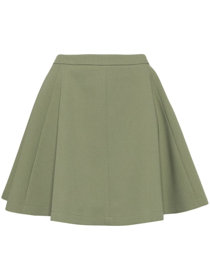 high-waisted godet skirt 1