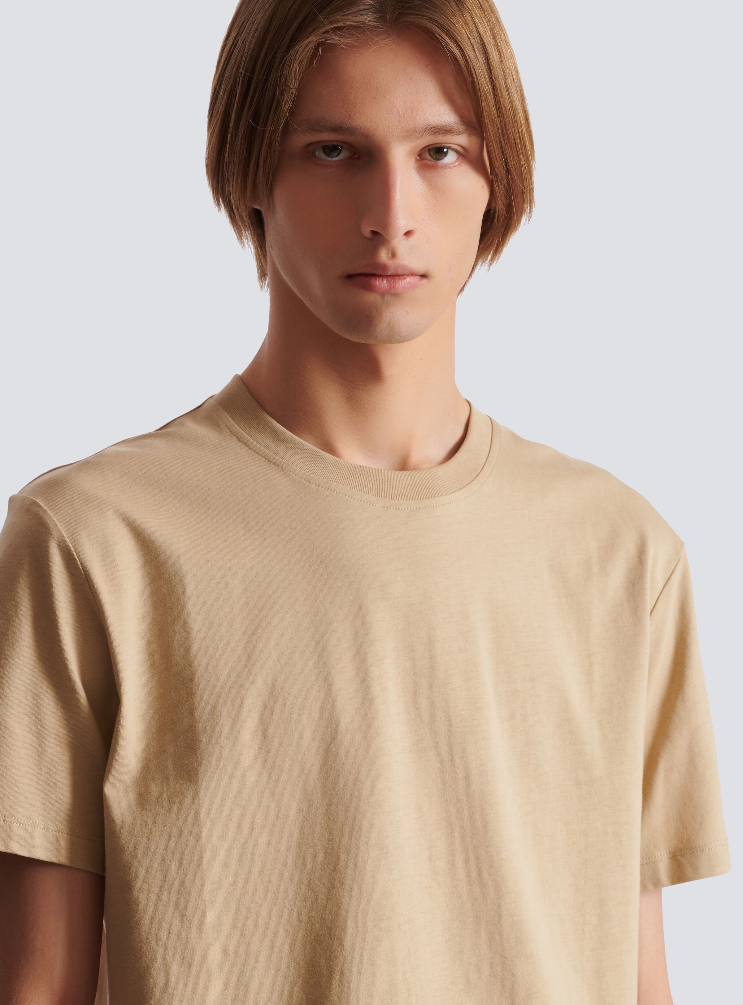 Small Balmain Stamp printed T-shirt - 7