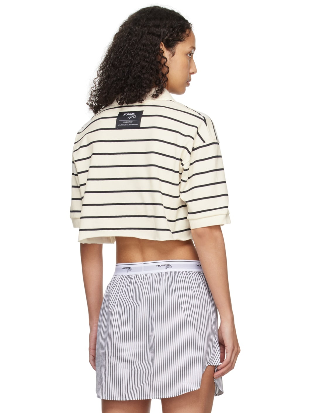 White Stripe Polo - 3