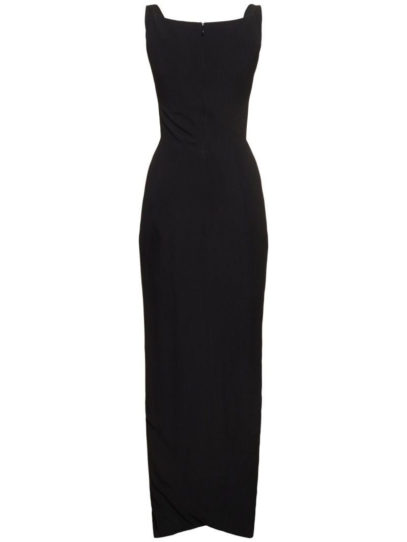 Panther corset jersey long dress - 5