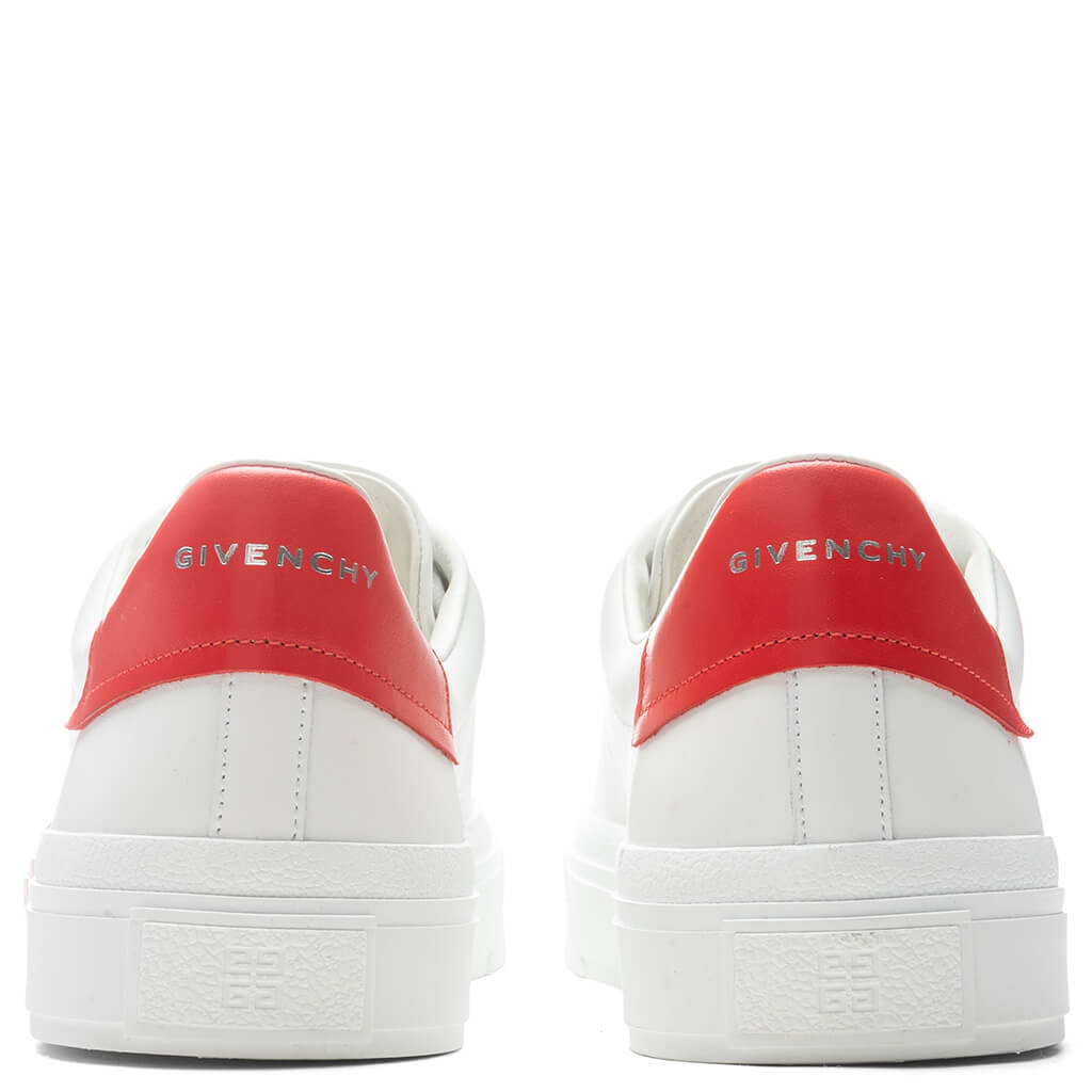 GIVENCHY CITY SPORT SNEAKERS - WHITE/RED - 4