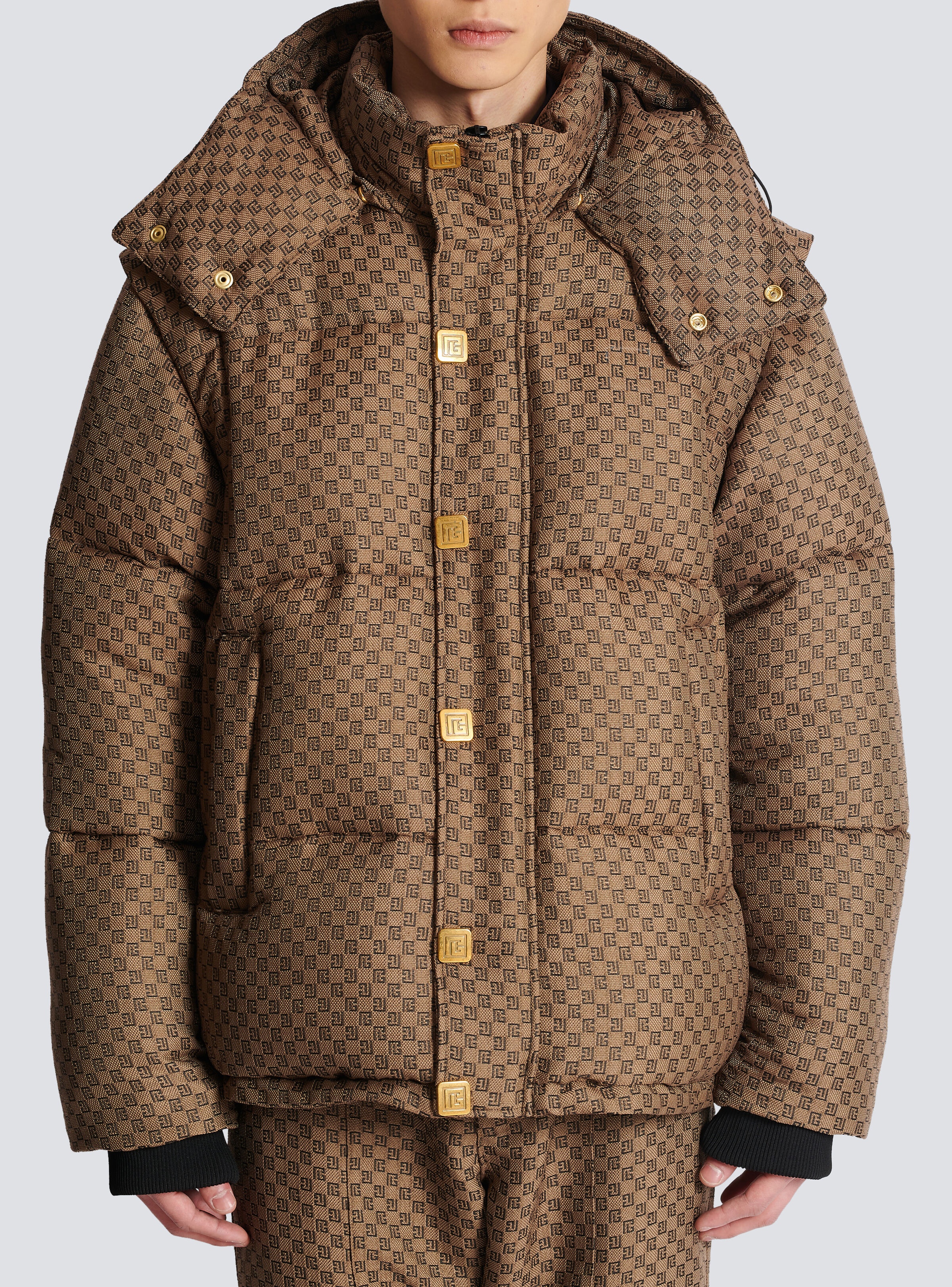 Mini monogrammed down jacket - 5