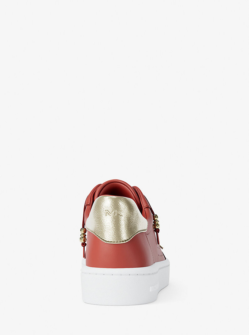 Scotty Embellished Leather Sneaker 5