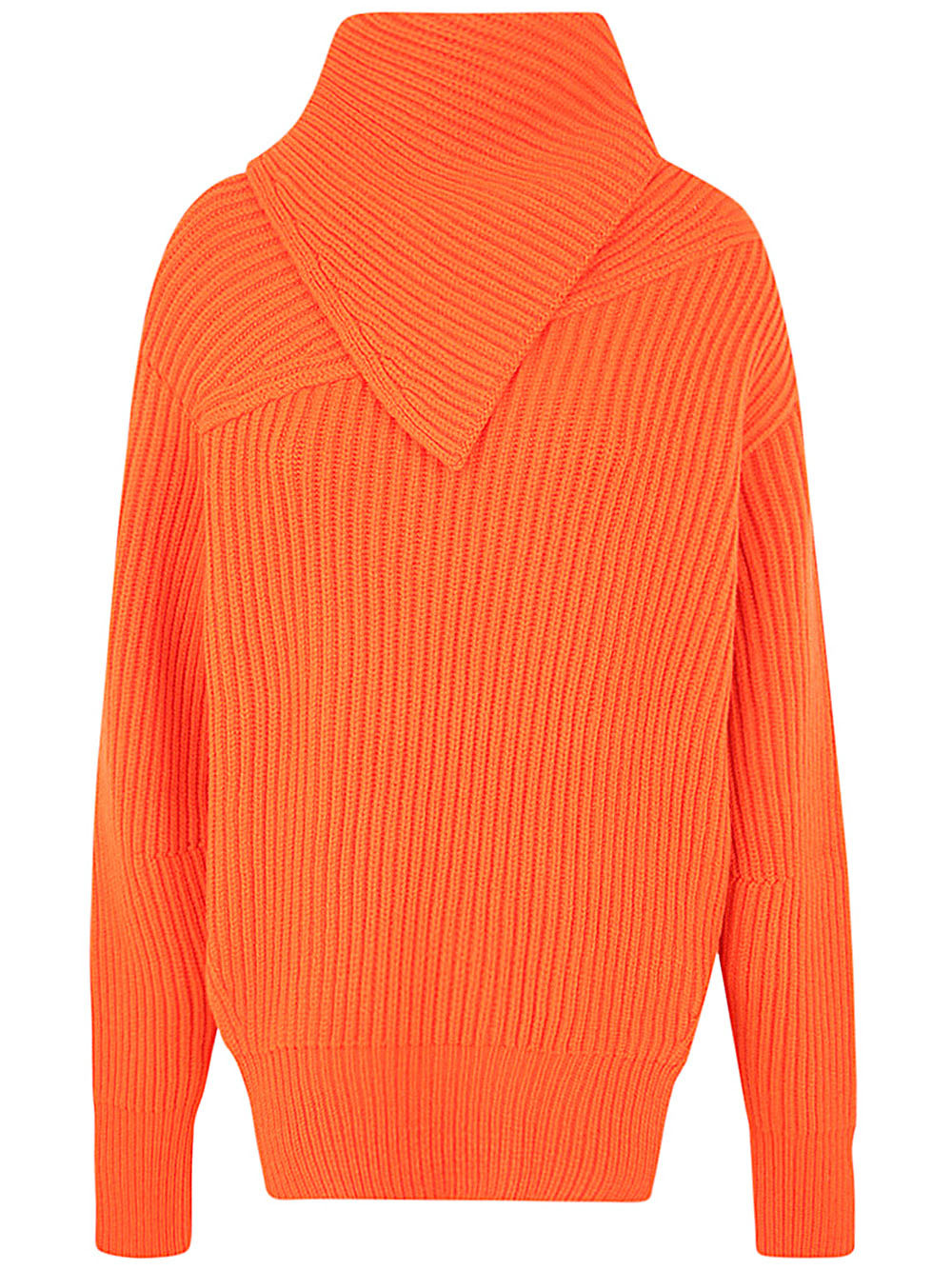 Jil Sander Women Long Sleeves Foulard Neck Cardigan - 6