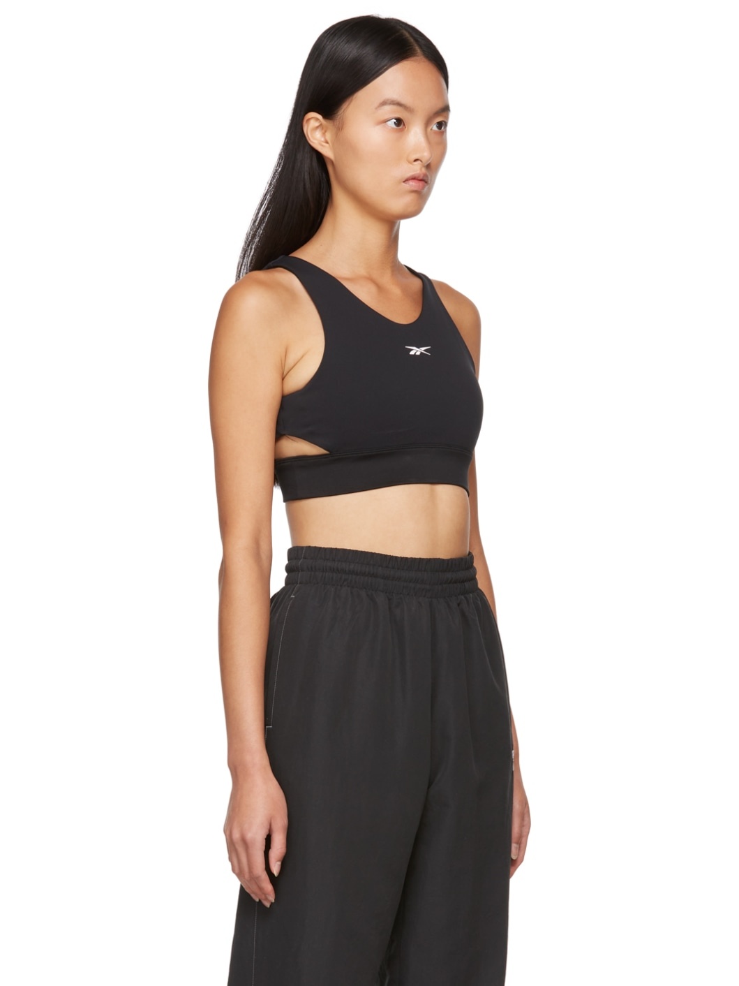 Black Beyond The Sweat Crop Top - 2