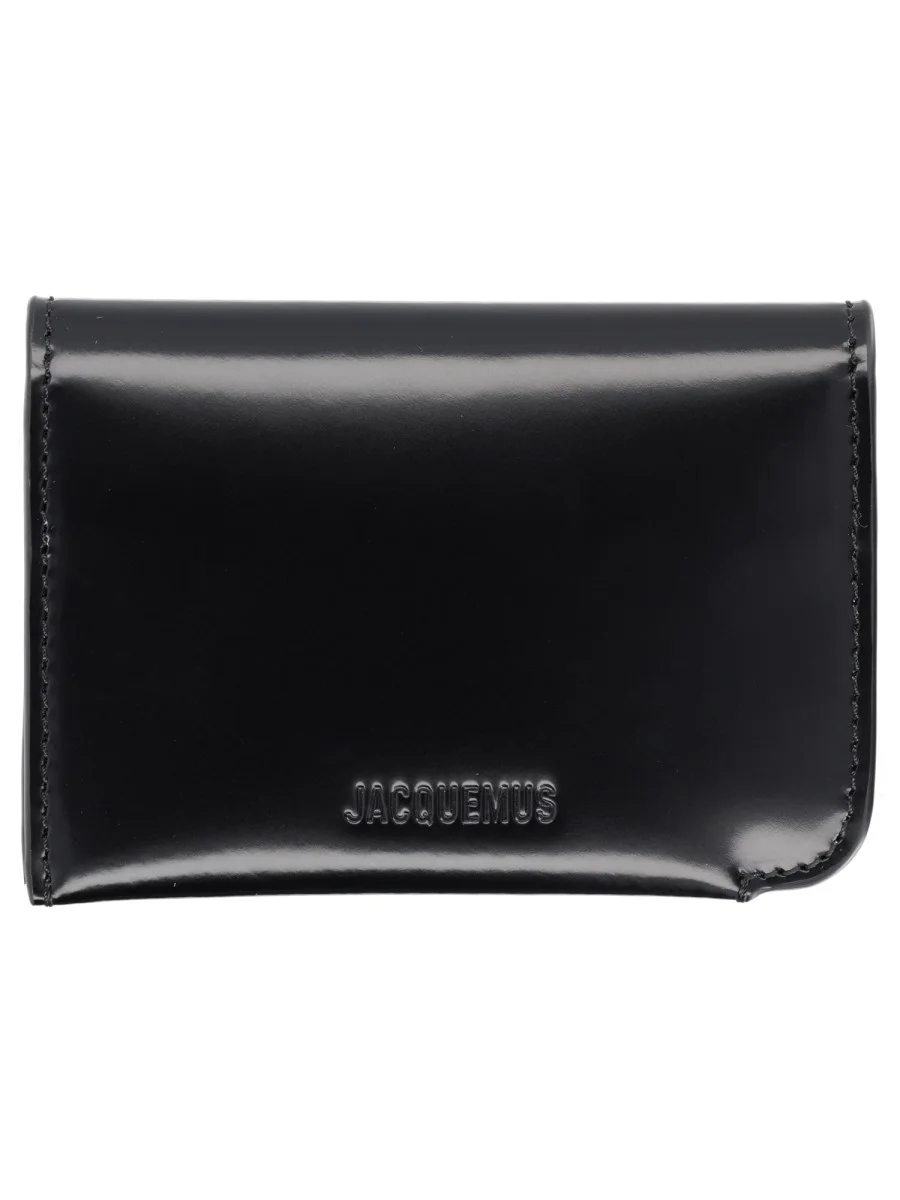 CURVED LEATHER WALLET - 1