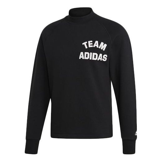 adidas M Vract Crew Alphabet Printing Knit Black EA0383 - 1