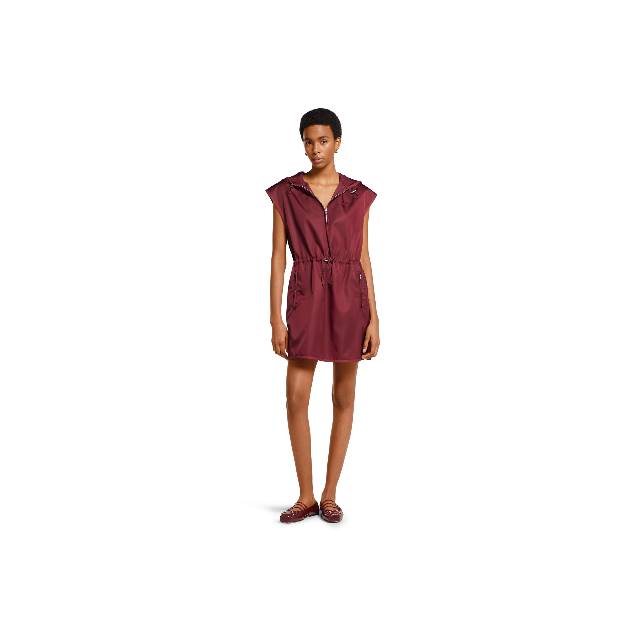 Fine nylon dress with logo - 2