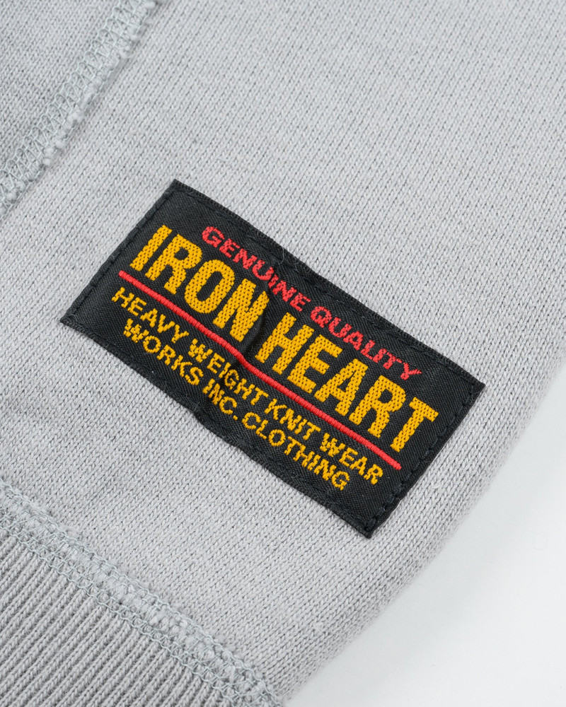 14OZ ULTRA HEAVYWEIGHT LOOPWHEEL COTTON ZIP UP HOODIE - GREY 11