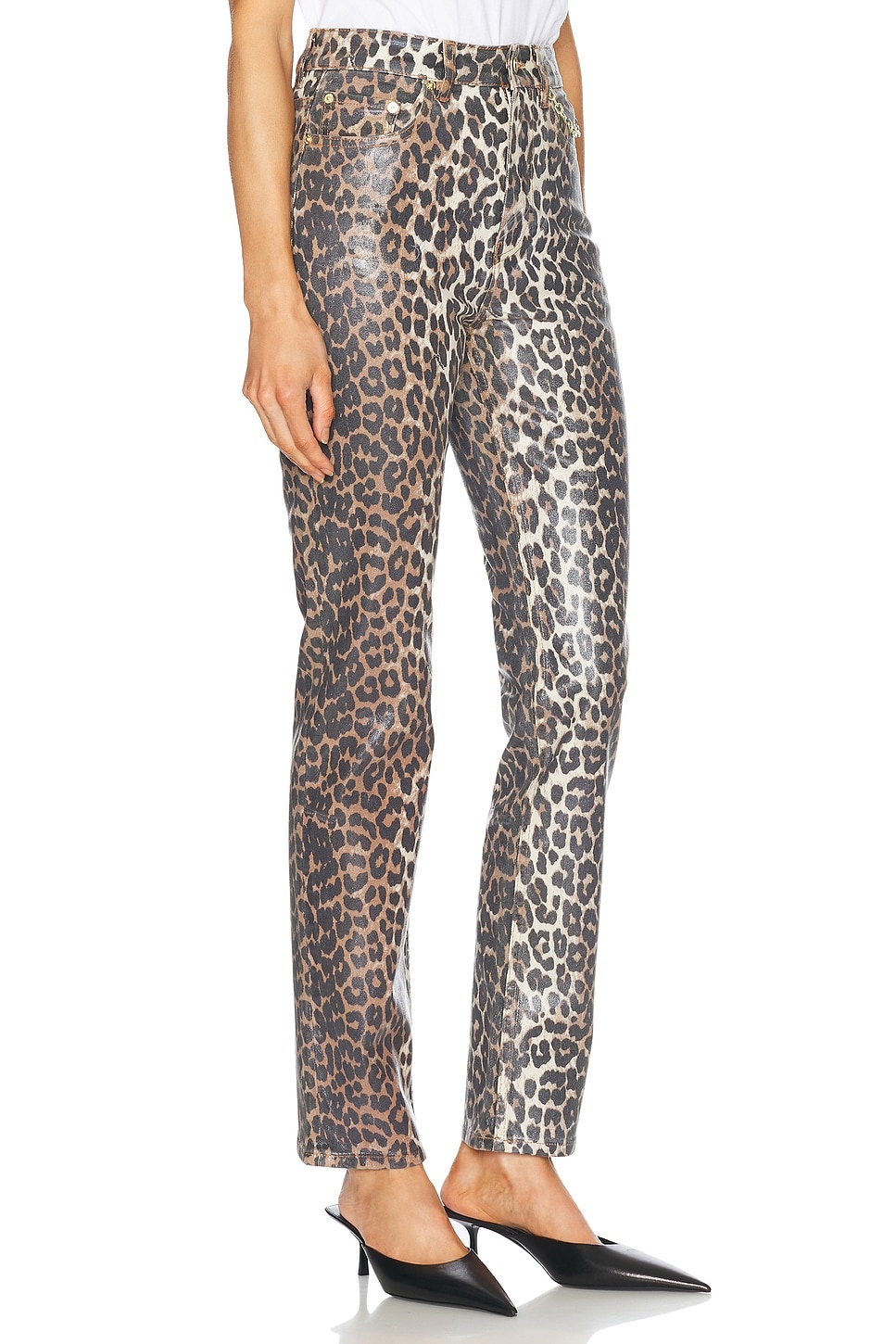 Foil Print Carri Chain Pant - 2