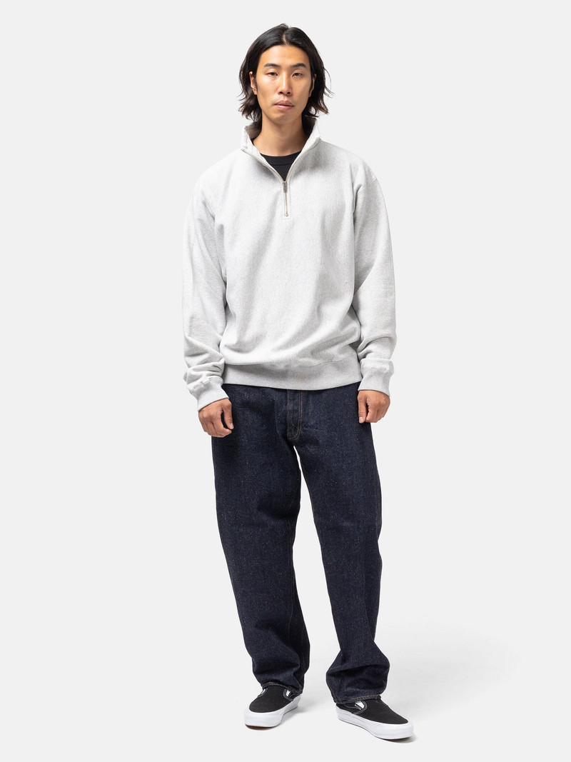 KAPTAIN SUNSHINE 5P Zipper Front Denim Pants Indigo One Wash outlook