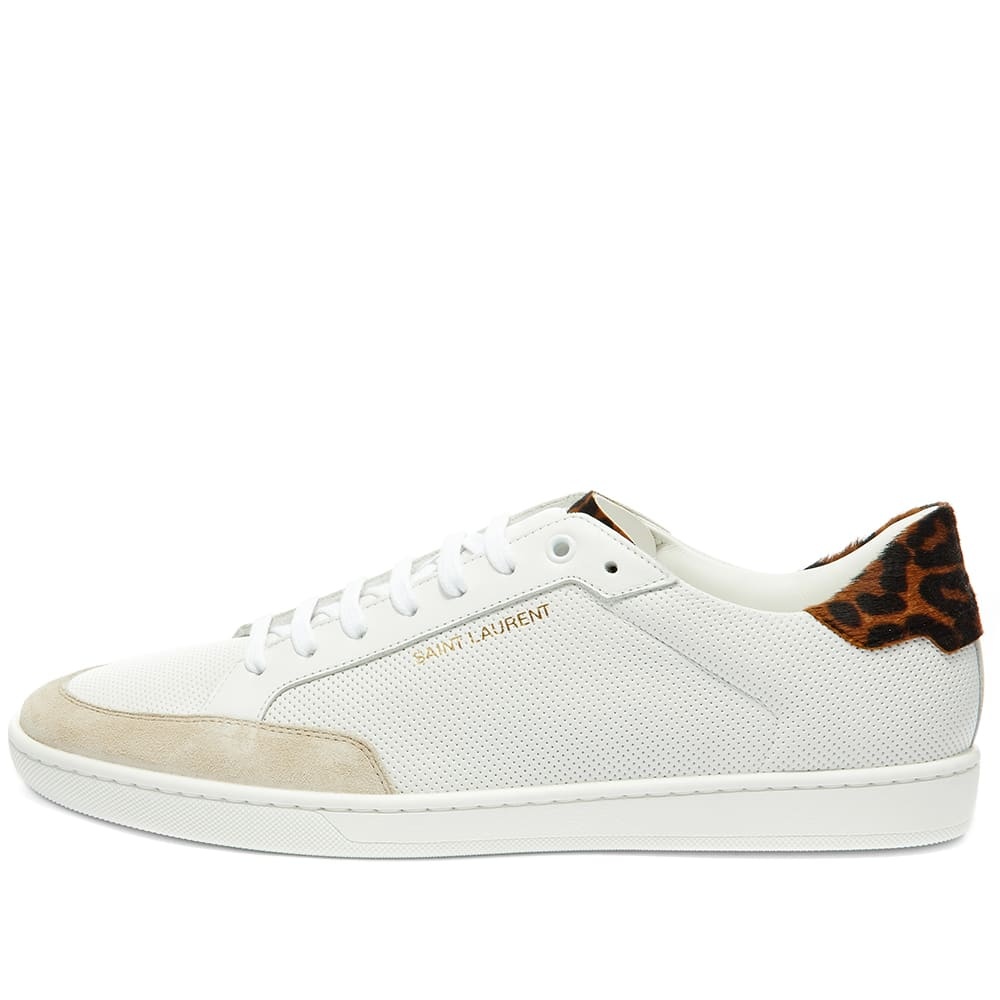 Saint Laurent SL10 Court Perf Leather Sneaker - 2