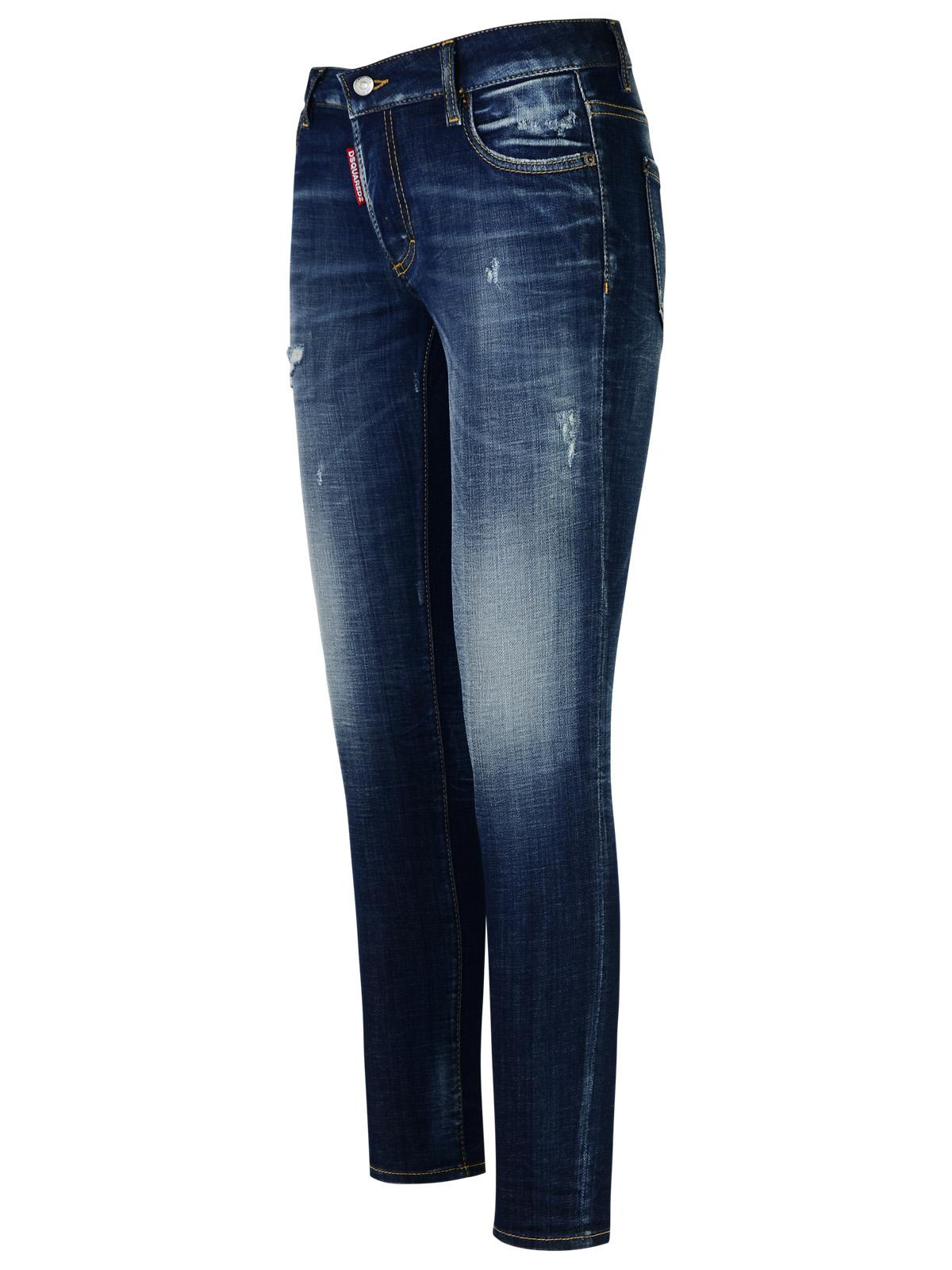 Dsquared2 'Jennifer' Blue Cotton Denim Jeans Women - 2