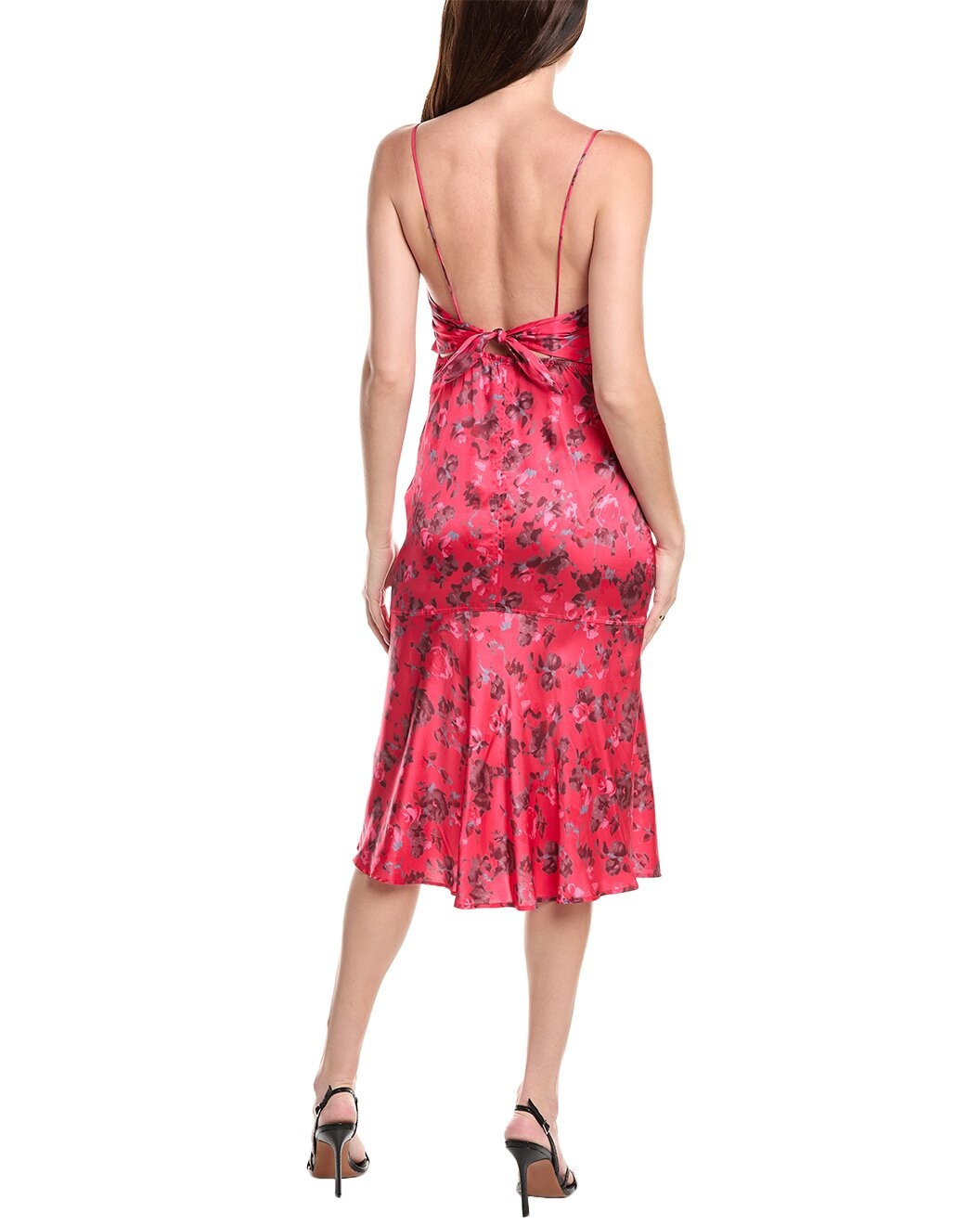GANNI Satin Midi Dress - 2