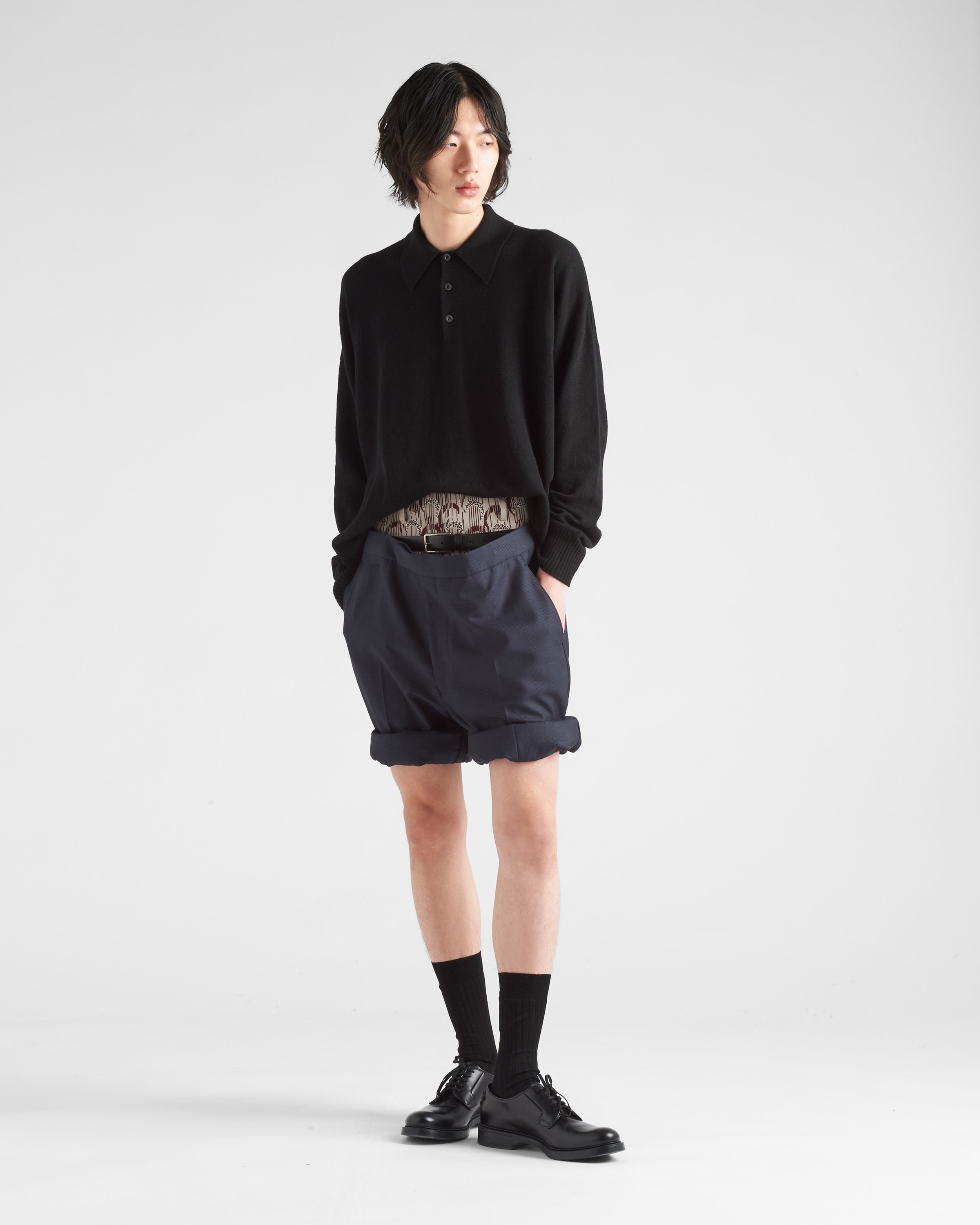 Cashmere polo shirt - 2