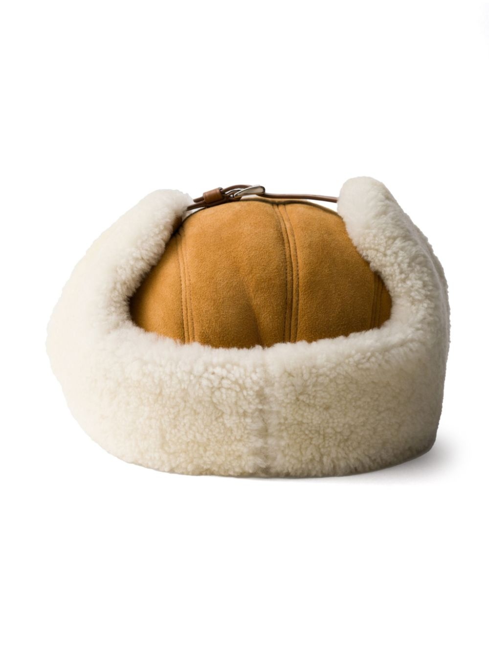 suede shearling trapper hat - 2