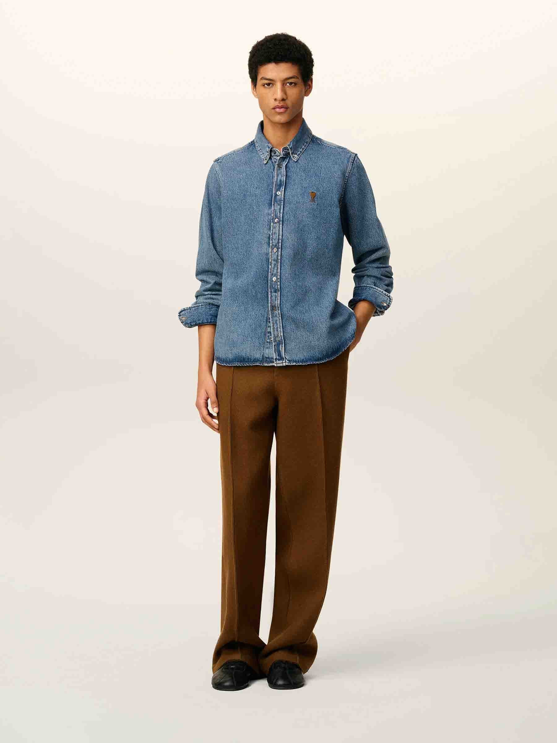 DENIM COTTON SHIRT - 2